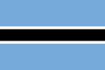 National flag of Botswana