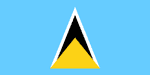 National flag of Saint Lucia