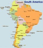 South American map